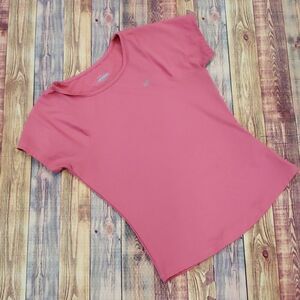 RBK WOMENS POLY SPANDEX TEE SIZE SMALL